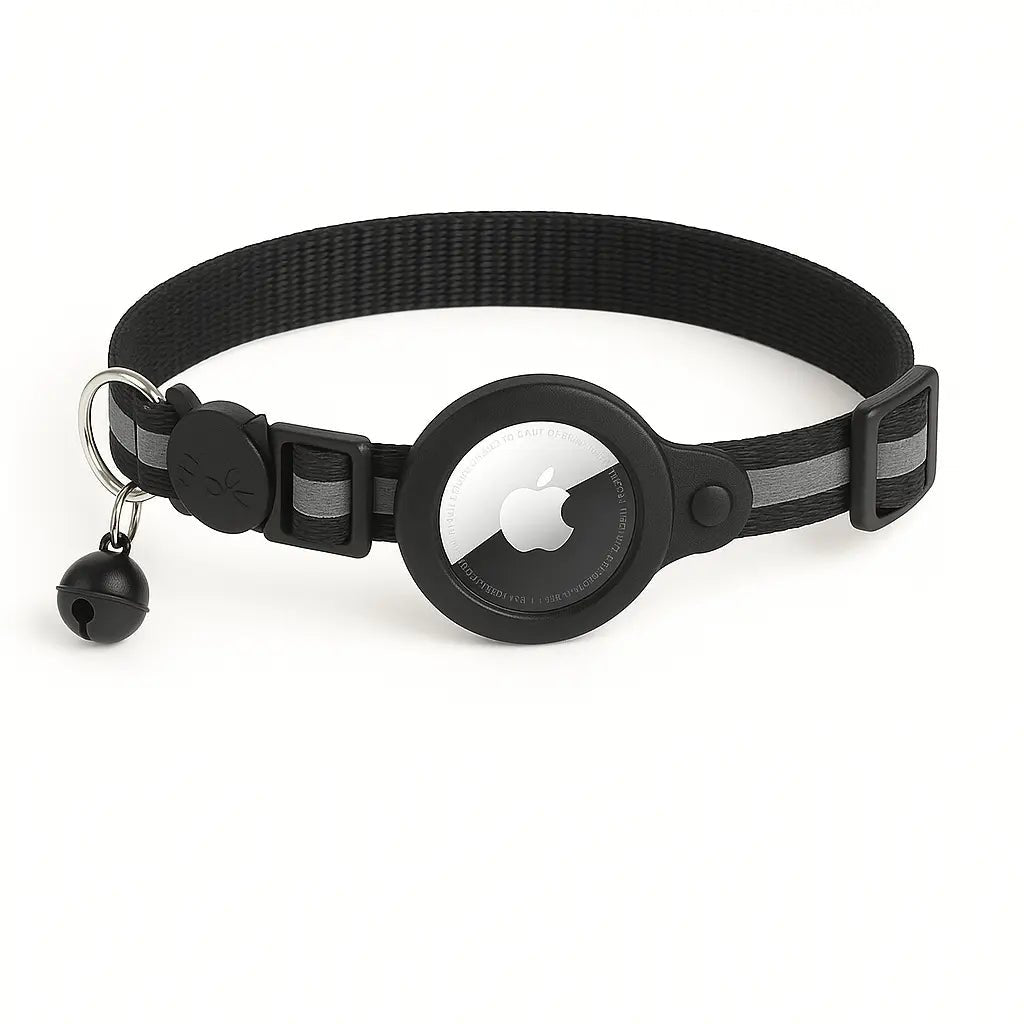AirTag Cat Collar Reflective – Adjustable, Breakaway, Waterproof & Safe – | Pawtaa