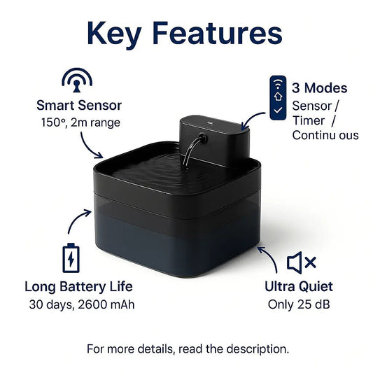 Automatic Water Dispenser – Smart Double Filtration, Ergonomic Design & 2.2L Capacity – | Pawtaa – secondary image
