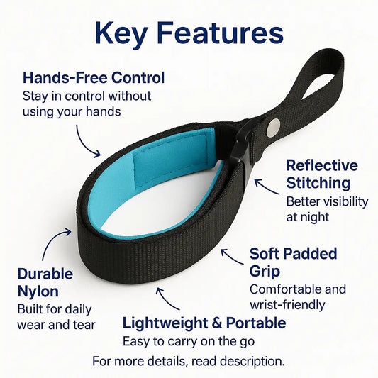 Hands Free Dog Leash – Adjustable, Durable & Reflective for Comfortable Walks – | Pawtaa – secondary image