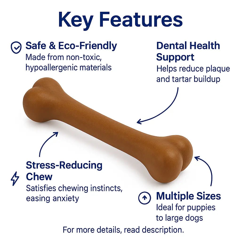 Best Bones for Dogs – Durable Dog Chew | Safe, Eco - Friendly, Dental Benefits for All Breeds – | Pawtaa