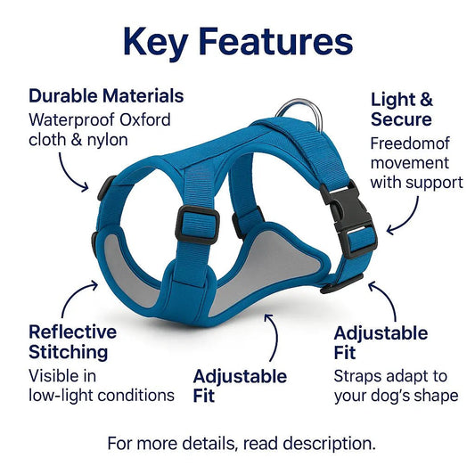 Tactical Dog Harness – Reflective, Waterproof, and Adjustable for Medium & Large Dogs – | Pawtaa – secondary image