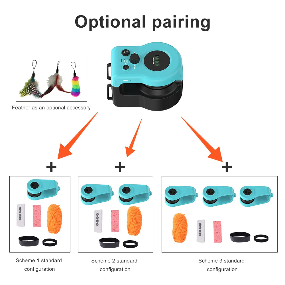 New Indoor Cat Toy Interactive Cat Toy Wheel Trainer Indoor Adjustable Speed Simulation Hunting Toy Cat Treadmill