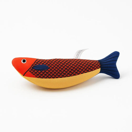 Cat Fish Toy – Crinkle Plush with Organic Catnip for Indoor Cats – | Pawtaa