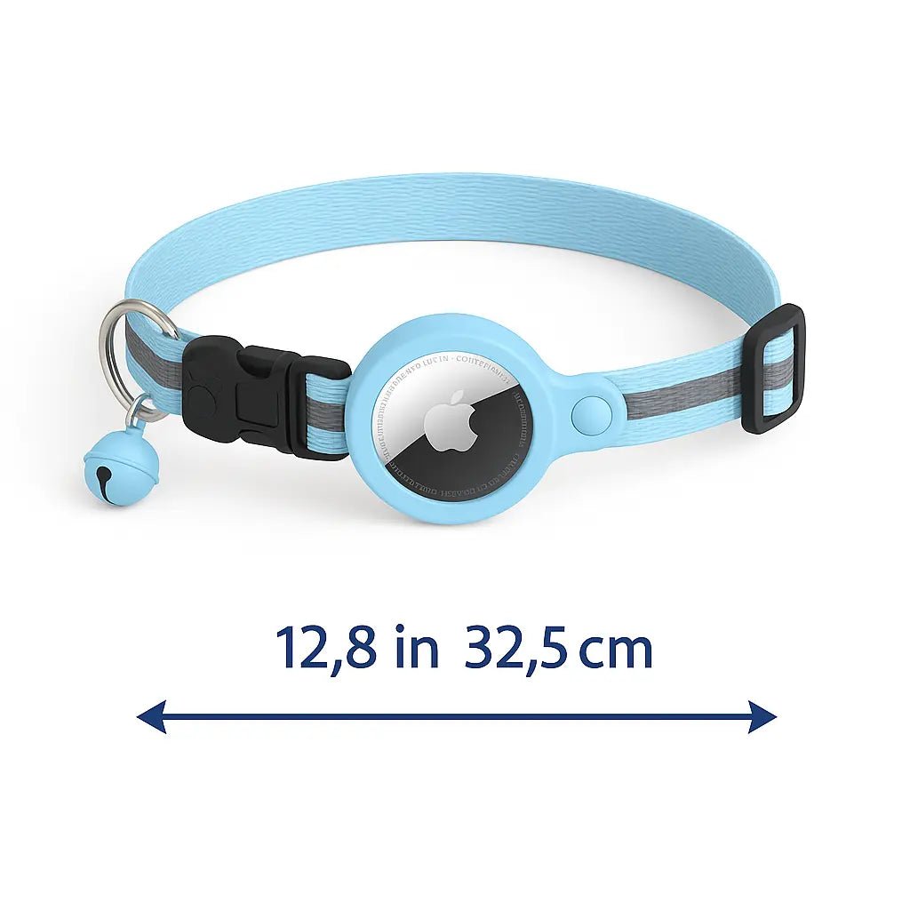 AirTag Cat Collar Reflective – Adjustable, Breakaway, Waterproof & Safe – | Pawtaa