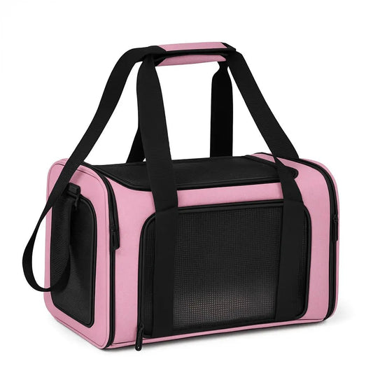 Soft Pet Carrier – Airline - Approved, Foldable, Durable, and Comfortable for Cats and Small Dogs – | Pawtaa