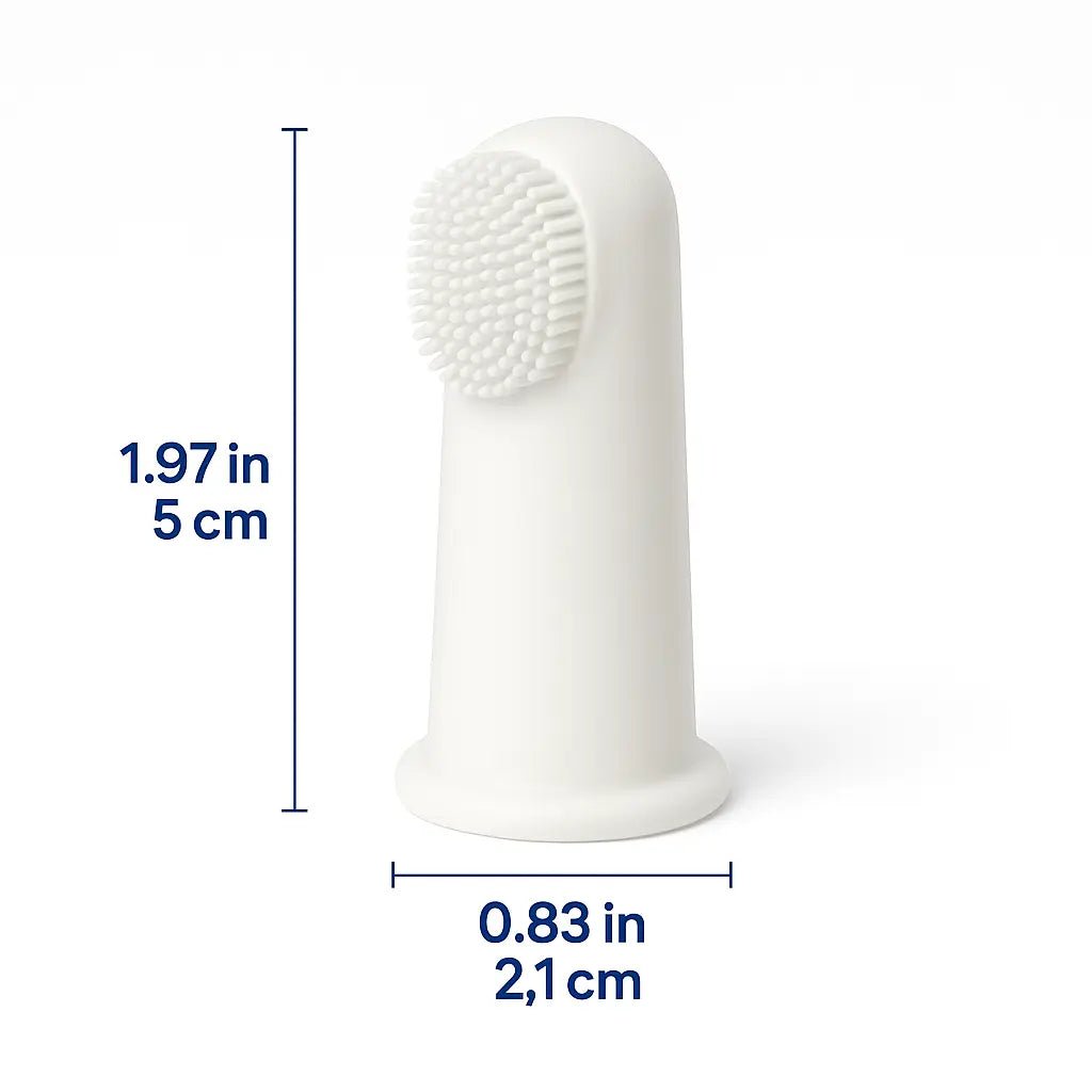 Dog Finger Toothbrush – 360° Silicone, Gentle & Non - Toxic, Pack of 3 – | Pawtaa
