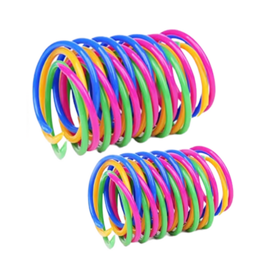 Colorful Spiral Cat Toys - Durable, Interactive, Lightweight & Perfect for Active Play