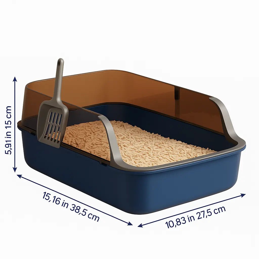 Top Entry Litter Box for Cats – Splashproof, Easy - Clean, and High Sided Design – | Pawtaa