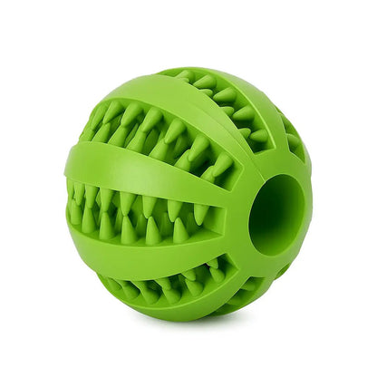 Rubber dog toys – Durable, dental - cleaning chew balls & snack dispensers – | Pawtaa