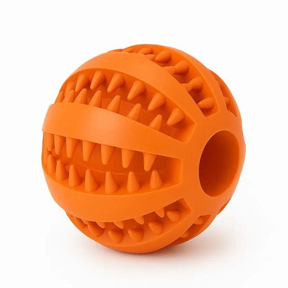 Rubber dog toys – Durable, dental - cleaning chew balls & snack dispensers – | Pawtaa