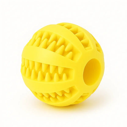 Rubber dog toys – Durable, dental - cleaning chew balls & snack dispensers – | Pawtaa