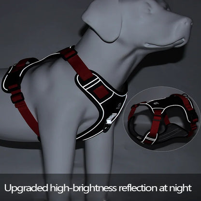 Reflective Waterproof Dog Harness - Tactical, Adjustable & Perfect for Medium and Large Dogs