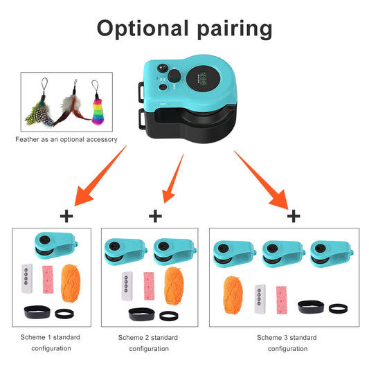 New Indoor Cat Toy Interactive Cat Toy Wheel Trainer Indoor Adjustable Speed Simulation Hunting Toy Cat Treadmill