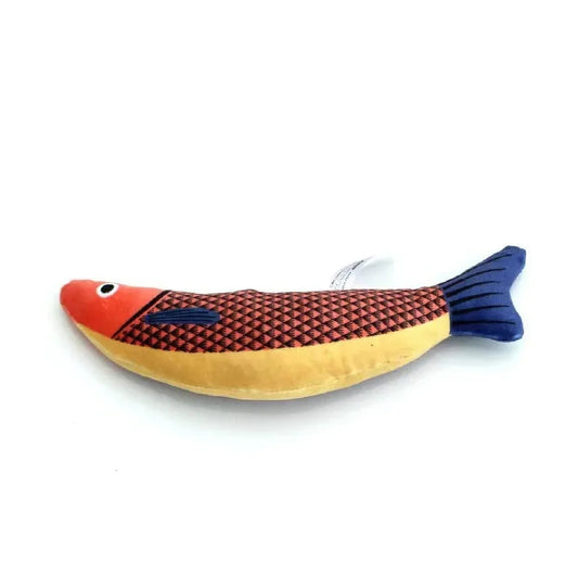 Fish-Shaped Catnip Toy – Crinkle Plush for Indoor Cats, Interactive Fun, Available in Three Colors