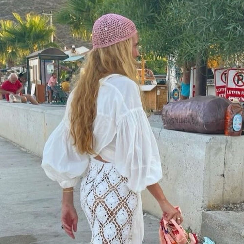 Bonnets crochet bohème
