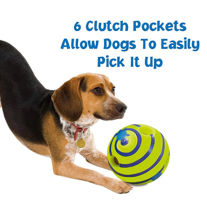 Squeaky Chew Ball - Durable, Textured, Interactive & Dental Health for Cats and Dogs