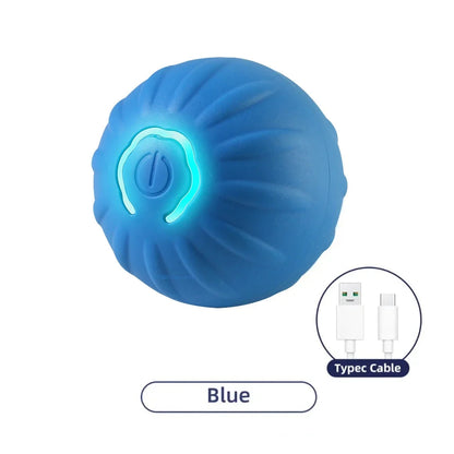 Smart Bouncing Ball - Interactive, Durable, LED Lights & Perfect for Small Active Pets