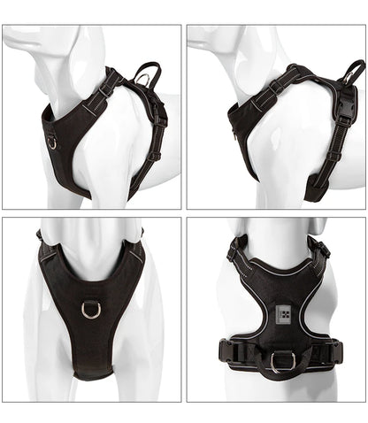 Reflective Waterproof Dog Harness - Tactical, Adjustable & Perfect for Medium and Large Dogs