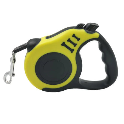 Retractable Dog Leash - Durable Nylon, Ergonomic Grip, 3M/5M, for All Dog Sizes